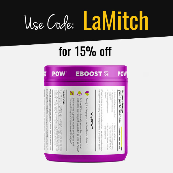 POW PreWorkout Powder Berry Melon Fizz Latreal